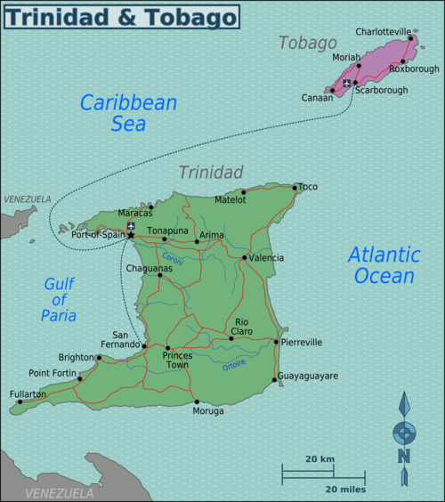 Trinidad and Tobago Regions map.png