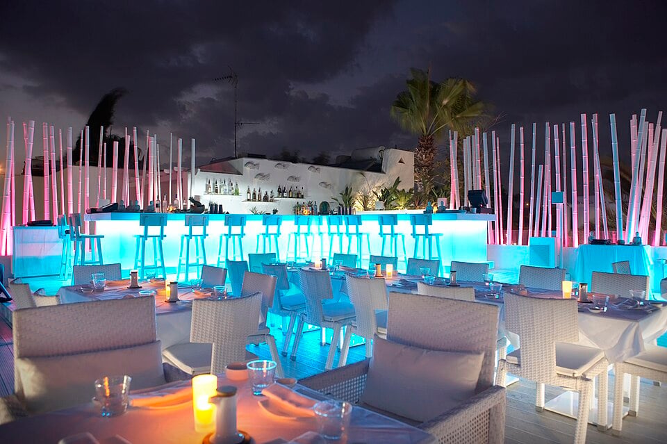 Bar in Ayia napa by night Republic of Cyprus.jpg